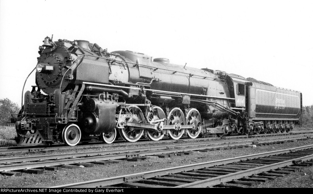 BM 4-8-2 #4114 - Boston & Maine